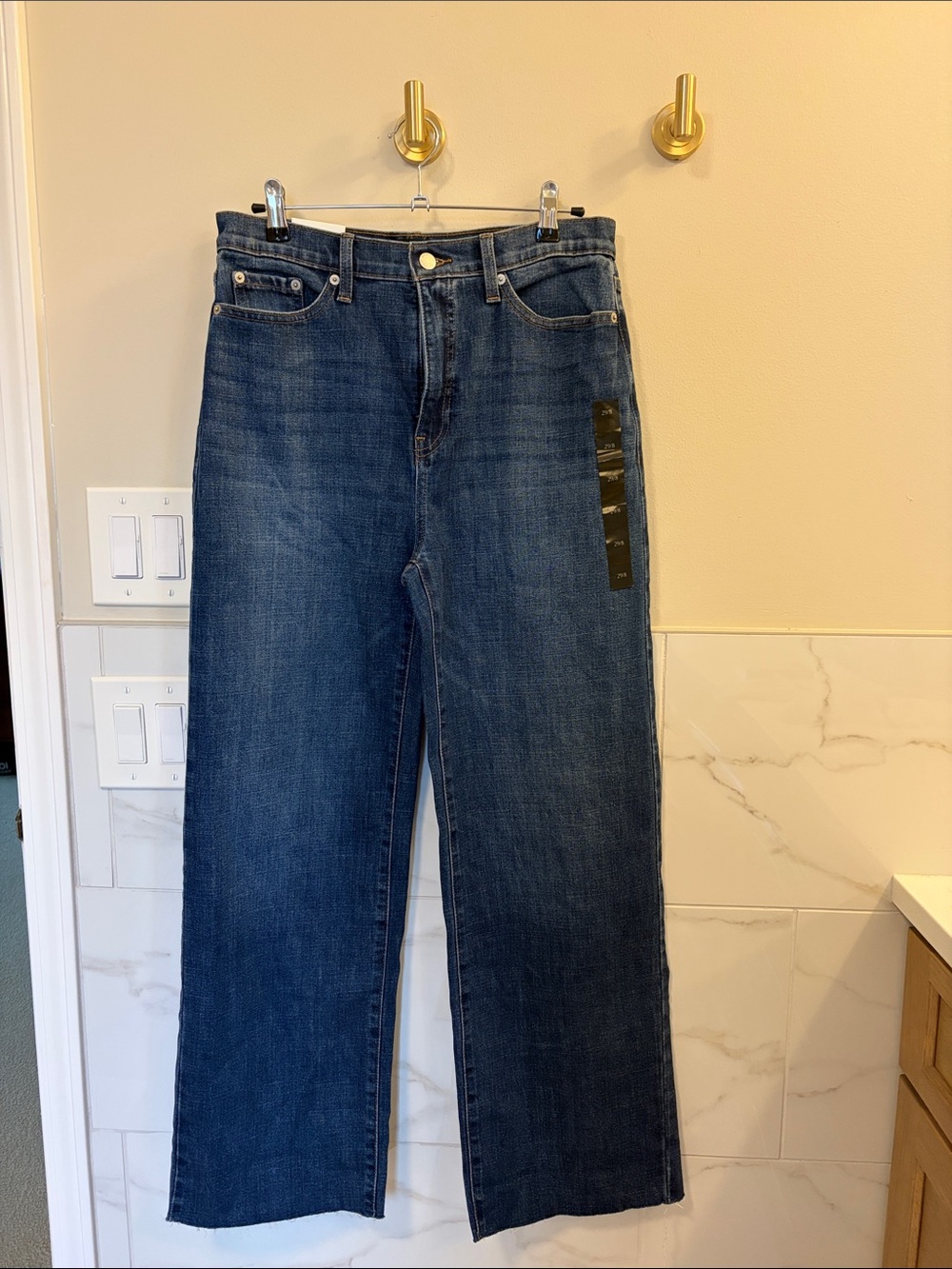 Banana Republic Dark Blue Wide-Leg Jeans